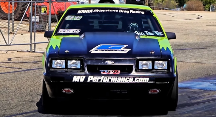 2-valve fox body ford mustang drag racing