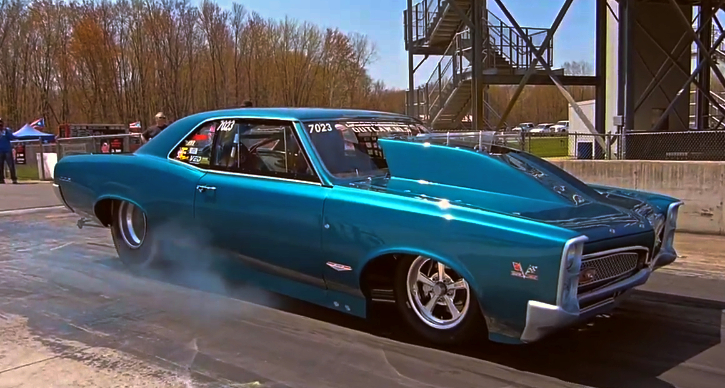 1966 pontiac gto drag racing