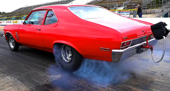 7 second street legal chevy nova drag racing