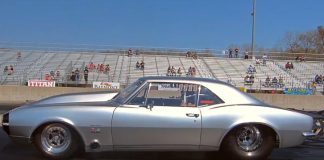 big block 1967 chevrolet camaro drag racing