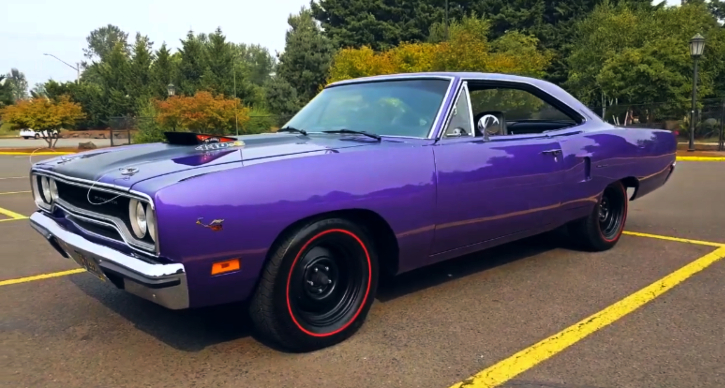 In Violet 1970 Plymouth Road Runner 440 6 Barrel Hot Cars