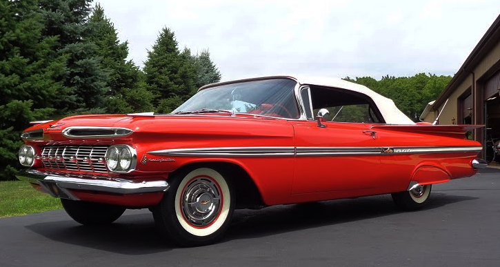 rare 1959 chevy impala convertible