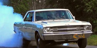 1969 dodge dart gts burnout