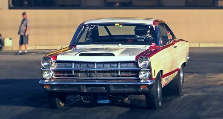 ford fairlane 1/4 mile drag racing