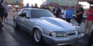 tailpipe fox body mustang drag racing