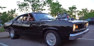 blown 1970 plymouth duster v8 sound