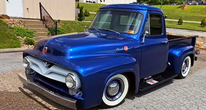 custom built 1955 ford f100 pick up truck