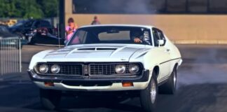 1971 ford torino drag racing