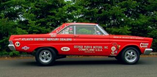 real 1965 mercury comet cyclone b/fx race car