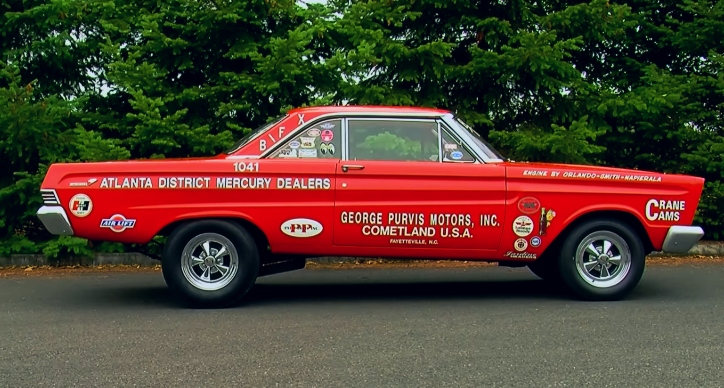 real 1965 mercury comet cyclone b/fx race car