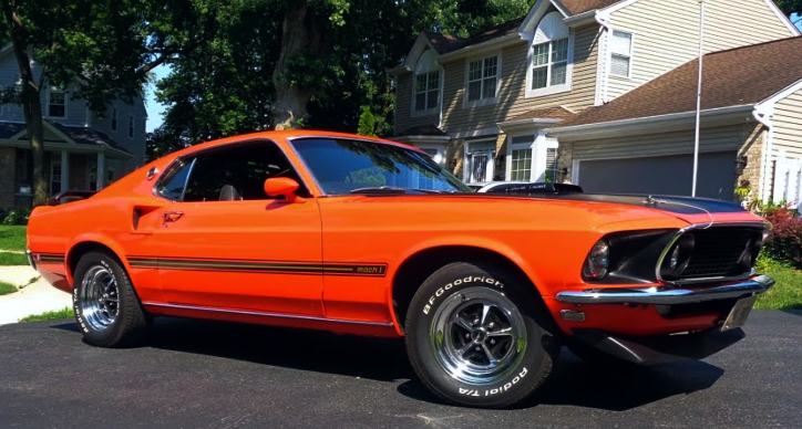 r code 1969 ford mustang mach 1