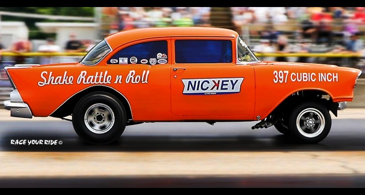 57 nickey chevy gasser drag racing a glory days 