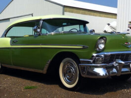highly optioned 1956 chevy bel air
