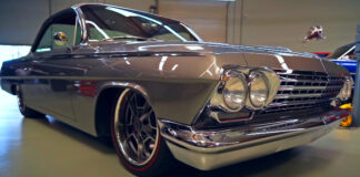custom built chevy bel air bubble top