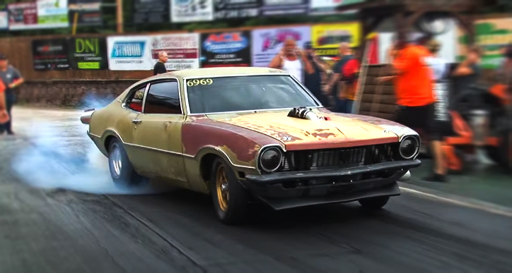 turbo 427 small block ford maverick drag racing 