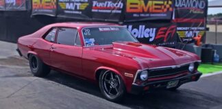 nitrous big block 1970 chevy nova drag racing