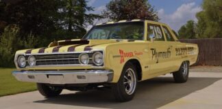 historic 1967 plymouth hemi belvedere race car