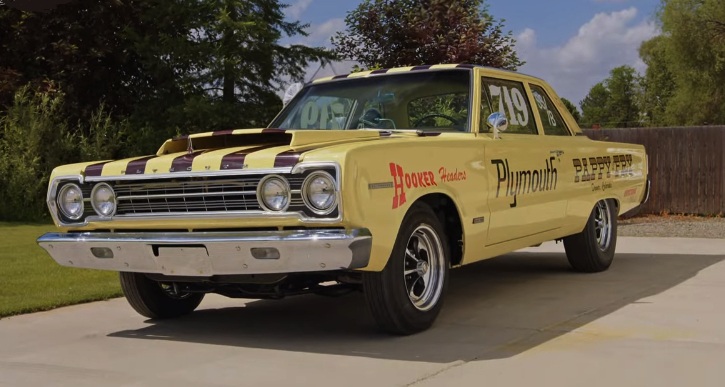 historic 1967 plymouth hemi belvedere race car