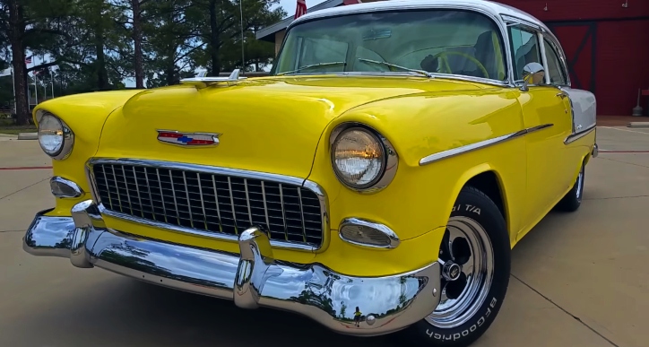 customized 1955 chevrolet bel air