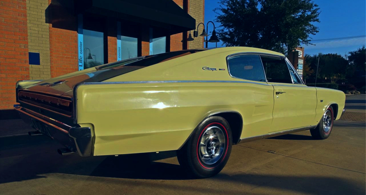 original cream 1966 dodge charger