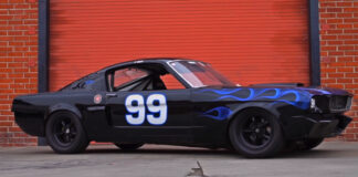 historic ford mustang 99 race car