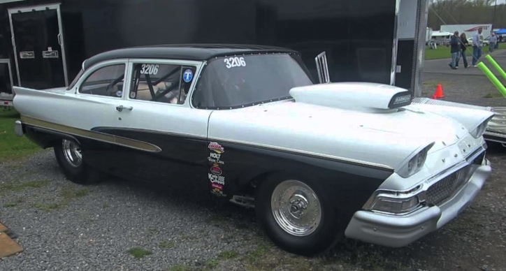 randy spohn 1958 ford drag racing