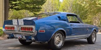 original 1968 shelby gt500 in rare color