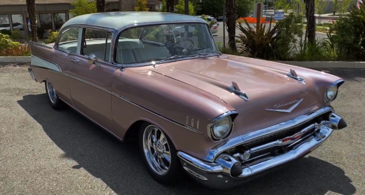 57 chevy bel air custom build