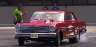 chevy II nova 1/4 mile drag racing