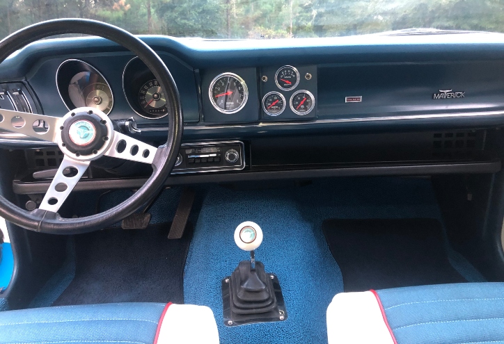 1972 ford maverick custom interior