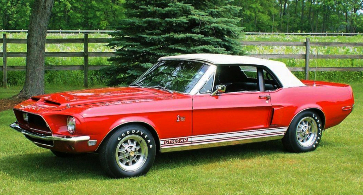 convertible 1968 shelby gt500kr