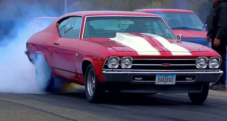 8 second chevy chevelle drag racing