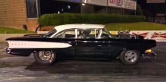 ford big block edsel 1/4 mile drag racing