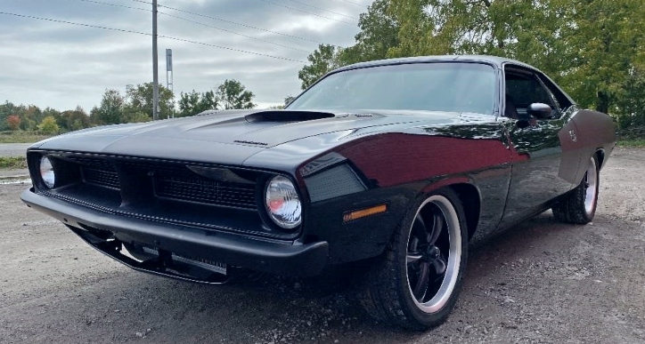 1970 plymouth cuda 4-speed custom build