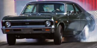 l78 396 chevy nova vs 426 hemi challenger race