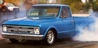 1967 chevy c10 truck drag racing