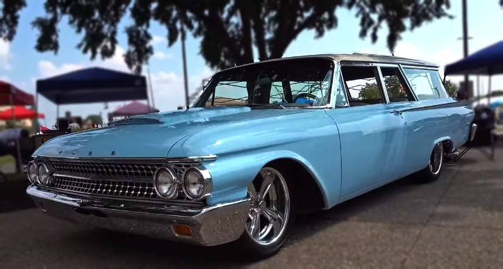 custom 1961 ford ranch two door wagon