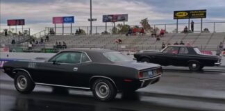 426 hemi vs 426 max wedge mopar race