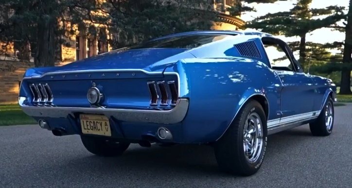 1967 ford mustang gt v8 sound