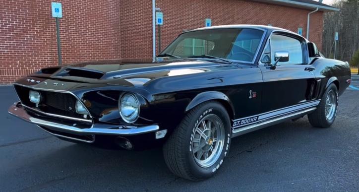 1968 shelby gt500kr tribute