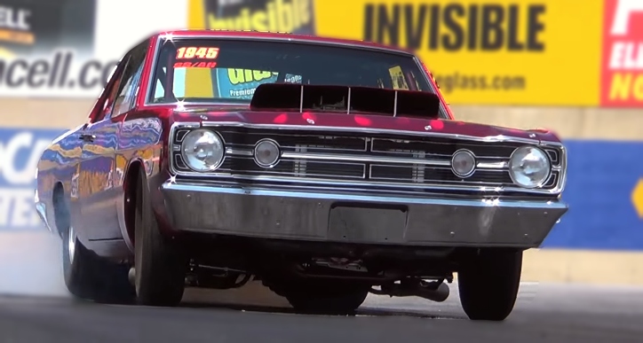 1968 dodge hemi dart drag racing