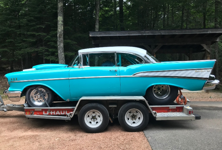 57 chevy bel air show car