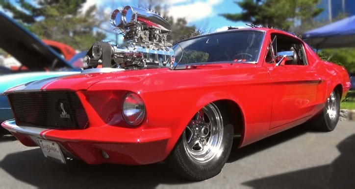 1967 ford mustang pro street build