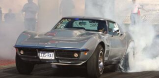 l88 chevrolet corvette 1/4 mile race