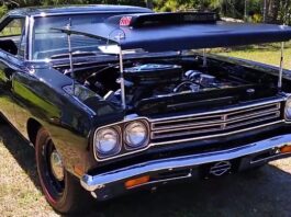 1969 plymouth road runner black