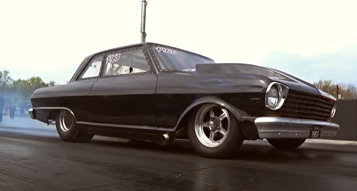 427 small block chevy II nova drag racing