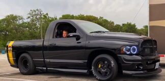 twin turbo dodge ram 1/4 mile record