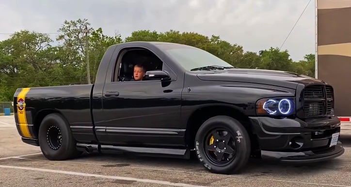 twin turbo dodge ram 1/4 mile record