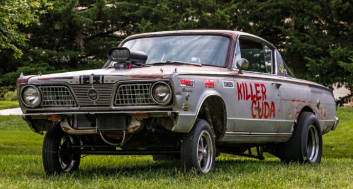 plymouth barracuda gasser drag racing