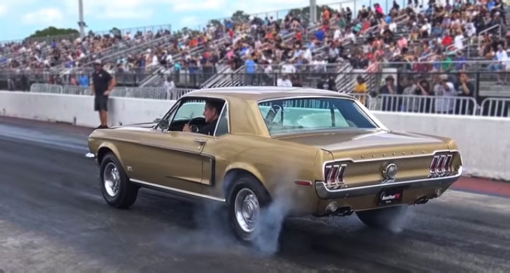 rare r code 1968.5 ford mustang coupe drag racing